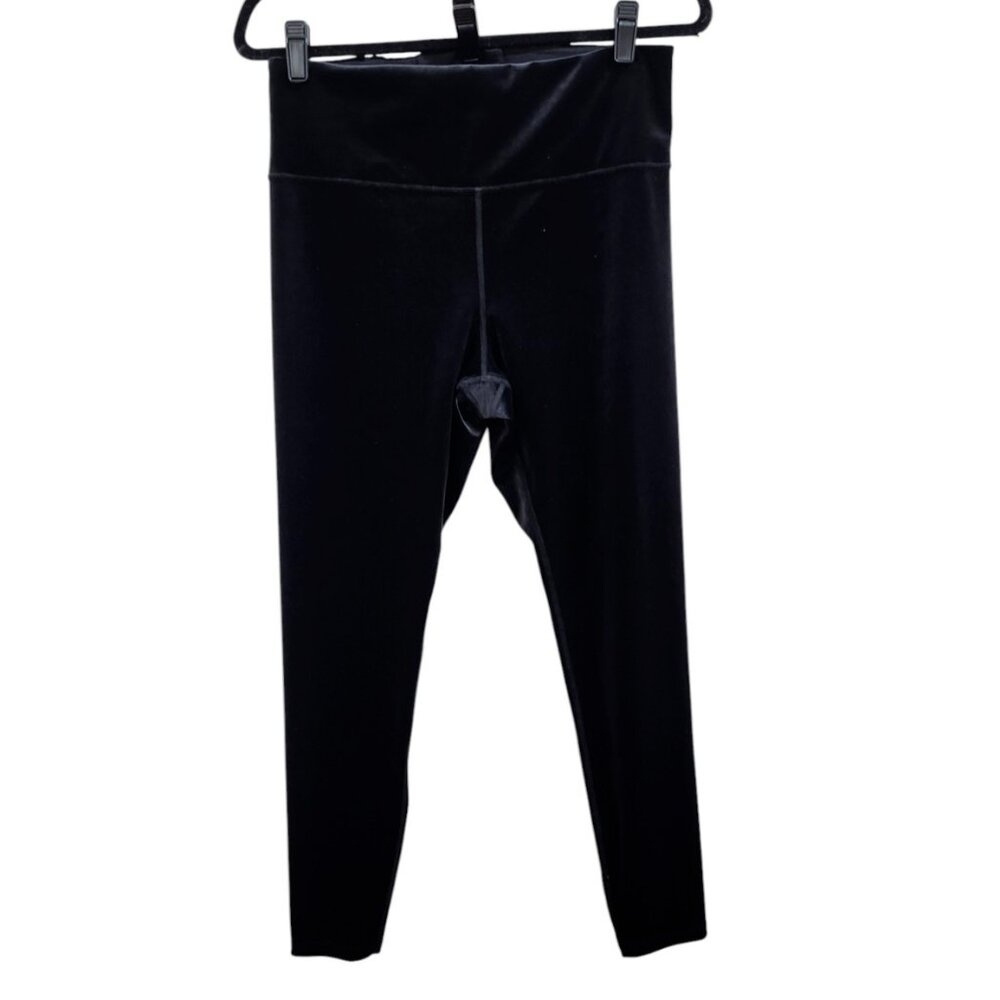Athleta Elation Ultra High-Rise Velvet Tight/Legging Black Nylon Blend S… - Picture 2 of 7
